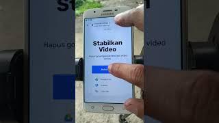 Stabilkan Video Tanpa Aplikasi #android #technology #electrical