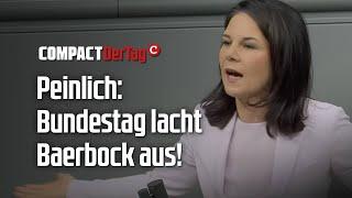 Peinlich: Bundestag lacht Baerbock aus! 