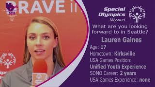 2018 Team MO: Lauren Gaines, Unified Youth Experience