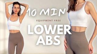 10 MIN LOWER ABS WORKOUT  Home Workout | No Equipment