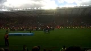 Fergie speech after PL Trophy presentation