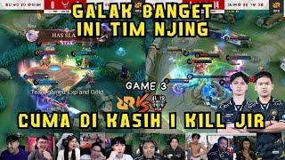 BERASA NONTON SEASON 9 JING, GELOO | REACTION STREAMER RRQ HOSHI VS ALTEREGO | GAME 3