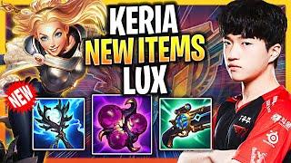 LEARN HOW TO PLAY LUX SUPPORT LIKE A PRO! NEW ITEMS T1 Keria Plays Lux Support vs Blitzcrank!