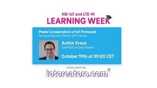 Power Consumption of IoT Protocols - NB-IoT and LTE-M learning Week by iotcreators.com