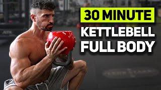 30-Minute FULL BODY Kettlebell Workout At Home
