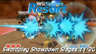 Wii Sports Resort - Swordplay Showdown: Reversed Stages 11-20 (Untouched)