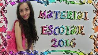 MEU MATERIAL ESCOLAR 2016 - Emily Scavassa