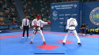 Male Sparring 85kgSemifinal(18-34y)(Hellas vs DPRK)Taekwon-do ITF World Championship.ASTANA 2023