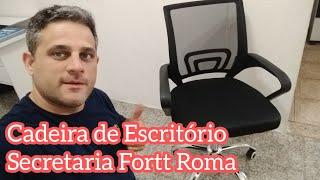 Como Montar Cadeira de Escritório Secretaria Fortt Roma