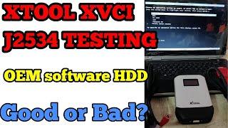 Xtool XVCI passthru device J2534 /OEM software in one laptop and one device / OEM software HDD