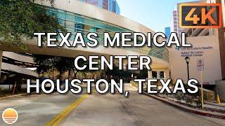 Texas Medical Center (TMC) in Houston, Texas. An UltraHD 4K Real Time Driving Tour.