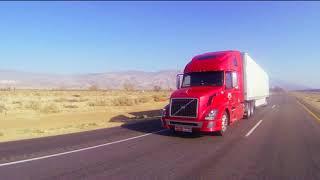 red wheeler truck moves