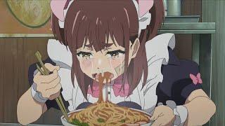 Nagomi ate before starting a life-and-death battle Ep 12 [ Akiba Maid War - アキバ冥途戦争]