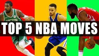 Top 5 NBA Basketball Moves & Crossovers! (Tutorial)