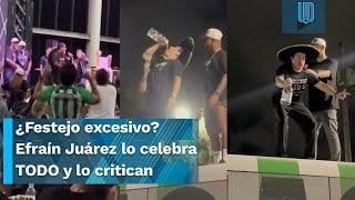  Efraín Juárez celebra el DOBLETE de Atlético Nacional a lo GRANDE ️ ¡Redes lo CRITICAN! 