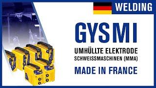 Gysmi MMA-Schweißgeräte - Das kompakte, in Frankreich hergestellte Inverter-Schweißgerät