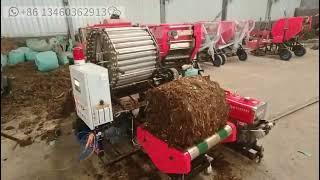 Cheap Price Mini Round Silage Baler Wrapper Hay Baler Wrapping Machine Corn Straw Packing Machine