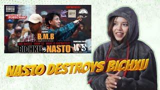 BRUTAL RAP BATTLE REACTION  | NASTO vs BICHXU