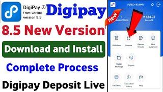 Digipay New Version 8.5 kaise install kare | Digipay v8.5 Mobile me kaise install kare | New update