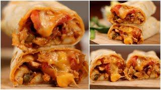 Best Chicken Burritos With Homemade Tortilla Recipe by (YES I CAN COOK)