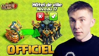 L'HÔTEL DE VILLE NIVEAU 17 SUR CLASH OF CLANS !