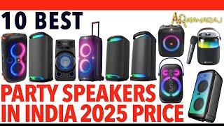  Top 10 Best Party Speakers iN India 2025 | Party Speaker Price| SONY,JBL,boAt,Portronics,Soundcore