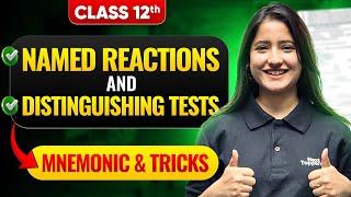 All Named Reactions & Distinguishing Tests in Class 12 Organic Chemistry | CBSE 12th Board Prep 2025