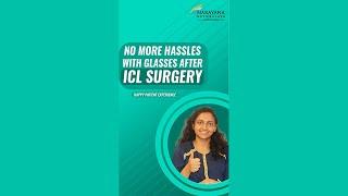 ICL Vision correction surgery experience | Narayana Nethralaya | ICL eye surgery | #shorts