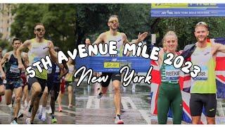 5th Avenue Mile New York 2023 | Pro Men's Mile | Josh Kerr