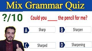 English mix grammar quiz|Hub of iQ Gk|