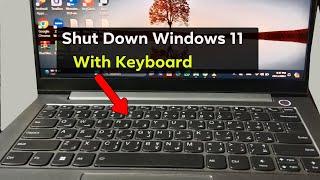 How to Shut Down Laptop With Keyboard in One Click!