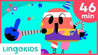 MOVE, KIDS!  Dance Songs for Kids! | Lingokids