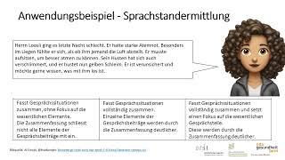 Erklärvideo Sprachstandermittlung - Hören und Sprechen