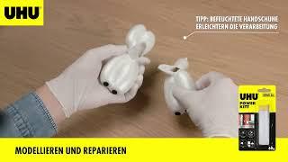 UHU Repair All Powerkitt Anwendung 2K-Reparaturknete