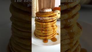 Breakfast Idea for Fall: Pumpkin Pancakes #glutenfree #breakfastideas #breakfastrecipe #pancakes