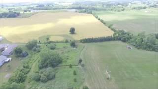 Flight above Cedar Grove WI