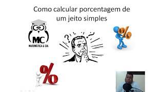 Como calcular porcentagem - Parte 1