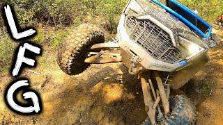 Sweet Washed-Out Trail In Royal Blue On Day 2 Of The Miley Harvey Ride For A Cure [Cards For Cancer]