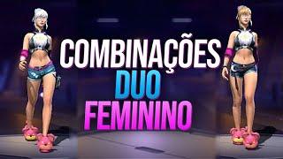 COMBINAÇÕES DE SKINS NO FREE FIRE PARA DUO FEMININO