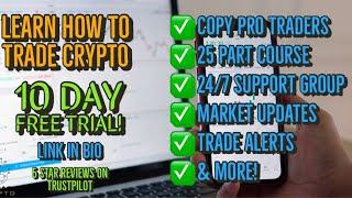 Learn How To Trade Crypto, Bitcoin, Ethereum, Cardano & more!