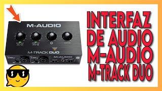  M-Audio M-Track Duo – Interfaz de audio USB para grabación, transmisión y podcasting