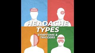 Headache Types - Symptoms & Triggers | #shorts