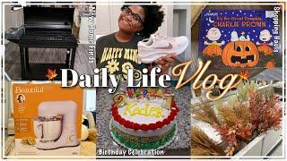 DAILY VLOG | IT’S SO HARD NOT HAVING A VILLAGE! Fall, Shopping Hauls, Birthday Celebration, DITL