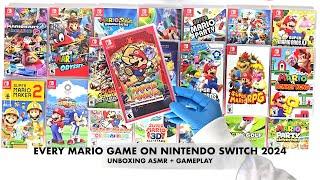 EVERY SINGLE MARIO GAME ON SWITCH (2024 Edition) | UNBOXING