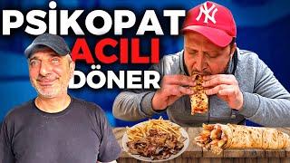 PSİKOPAT OLMAYA GELDİK | ANTAKYA USULÜ PSİKOPAT DÖNER YEDİK | Hatay Sokak Lezzetleri