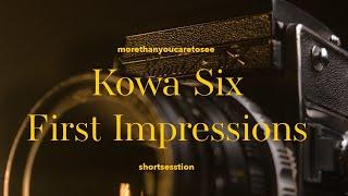 First Impressions of Kowa Six