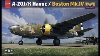 World exclusive unboxing ... 1/32 Hong Kong Model A-20 J/K Havoc/Boston IV