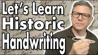 How to Make Your Handwriting Better W/ Historic Inspiration!