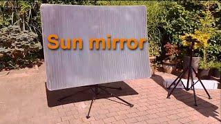 New Stand For My Solar Cooker / Parabolic Mirror