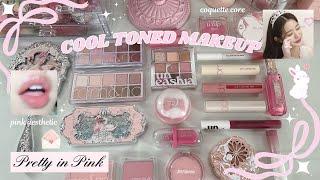 cool toned makeup recommendations || pink vibes, coquette core, wonyoung aesthetic ₊˚⊹